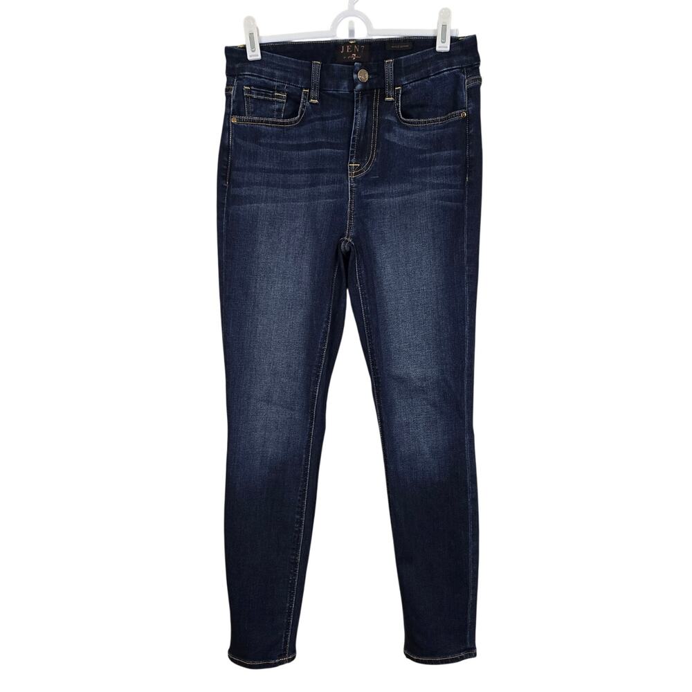 Women's Jen 7 by 7 All for Mankind Ankle Skinny Darkwash Denim Jeans | Size 2